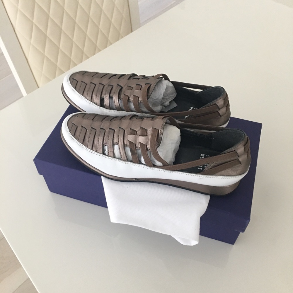 Stuart Weitzman Move Strappy Elastic Sneaker 6